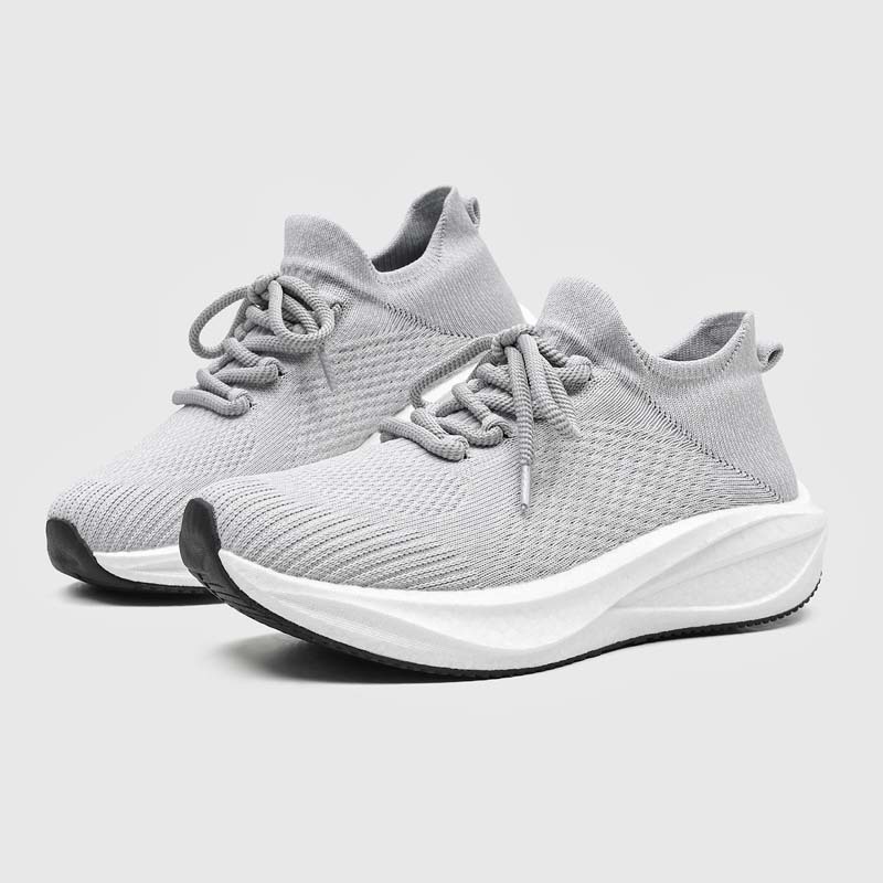 Tenis Tipo Calcetín para Correr de PU, Malla y TPU Sin Cordones Ligero para Uso Casual