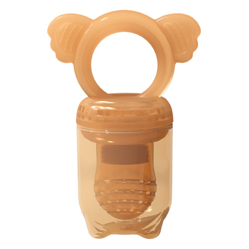 Bebé mordida música niños grado alimenticio silicona bebé comer fruta alimentación complementaria fruta y verdura música chupete suministros