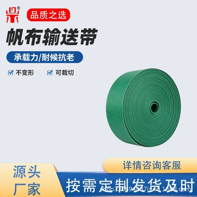 Rubber canvas conveyor belts for port and Avtomobil ötürücü kəmərləri
