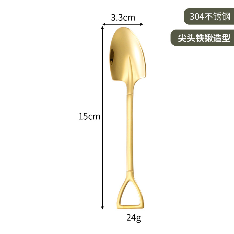 304 황금 뾰족한 숟가락