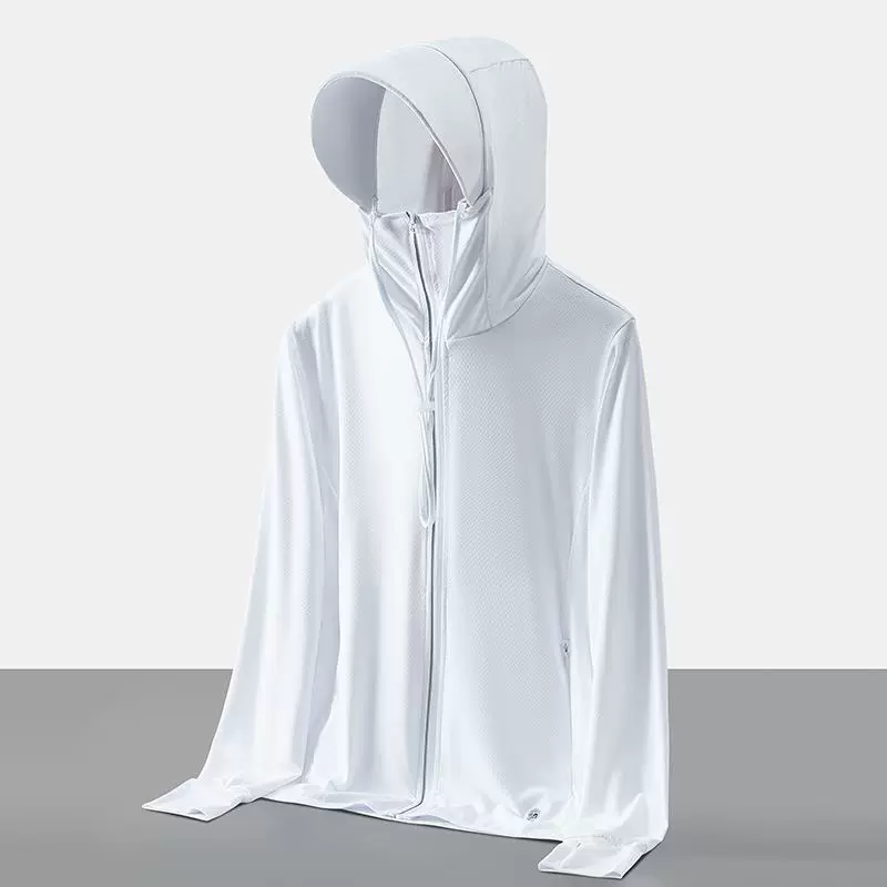 Открытый ледяной шелк солнцезащитный крем для мужчин и женщин летом тонкий анти-ультрафиолетовый дышащий солнцезащитный крем для рыбалки электрический куртка