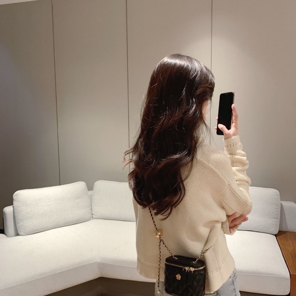 Nanfeng Shop Secret Garden Camellia Diamond Chain Box Μικρή Τσάντα Γυναικεία Μίνι Χειμερινή Τσάντα χιαστί ώμου_voghion.com