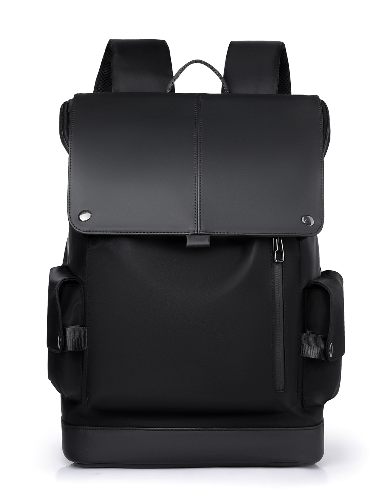 New Cross-border Business Backpack For Men, Functional Work Bag, Trendy PU Leather Large-capacity Travel Laptop Bag_voghion.com