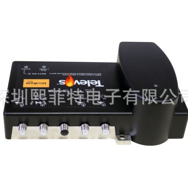 4路信号CATV天线放大器FM-BIII/DAB-UHF-UHF amplifier地面波天线