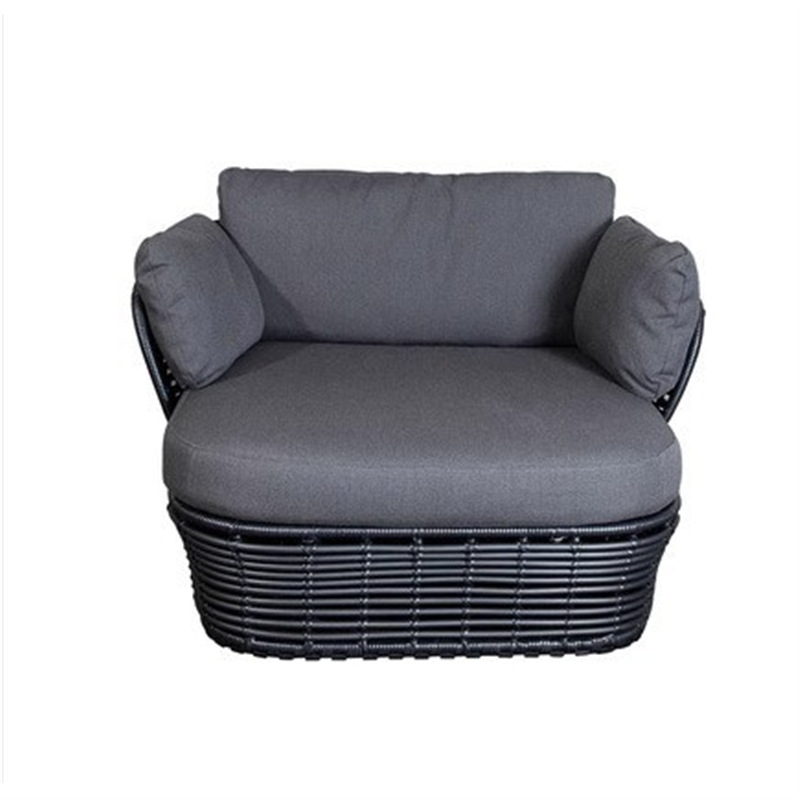 Sofá al aire libre combinación patio hotel terraza villa B & B ocio silla de mimbre exterior impermeable protector solar muebles de ratán