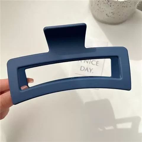 Big Crab Hair Clip, Rectangular 13 cm Hairgrip for Adults, Multi-Color Fashion Accessory