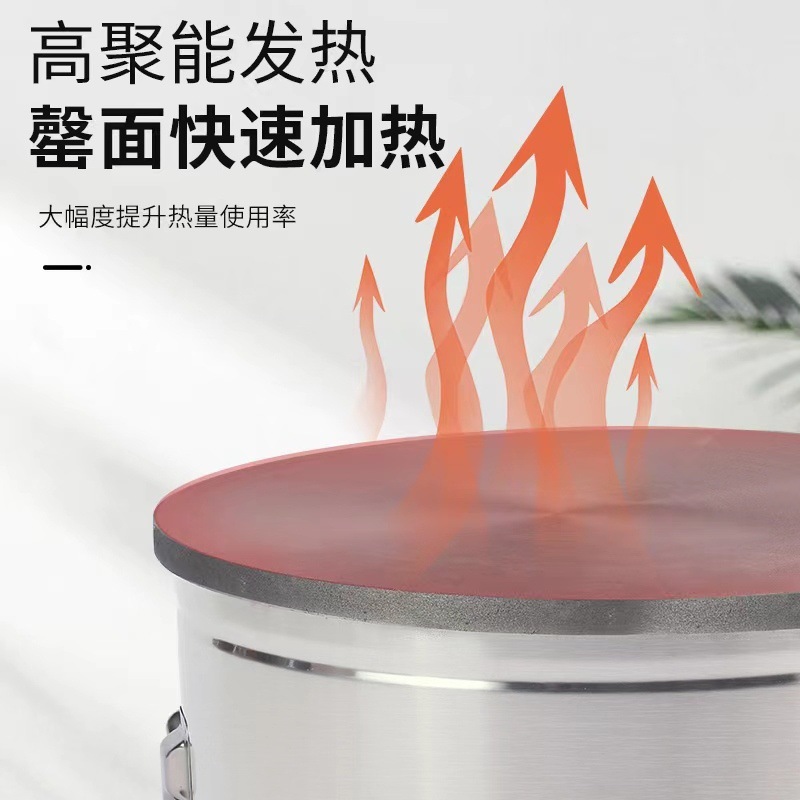 Máquina de panquequeque doméstica, máquina de panquequequeque comercial, máquina de frutas de panquequeque de granos de Shandong, máquina de panquequequeque eléctrica de conversión de frecuencia