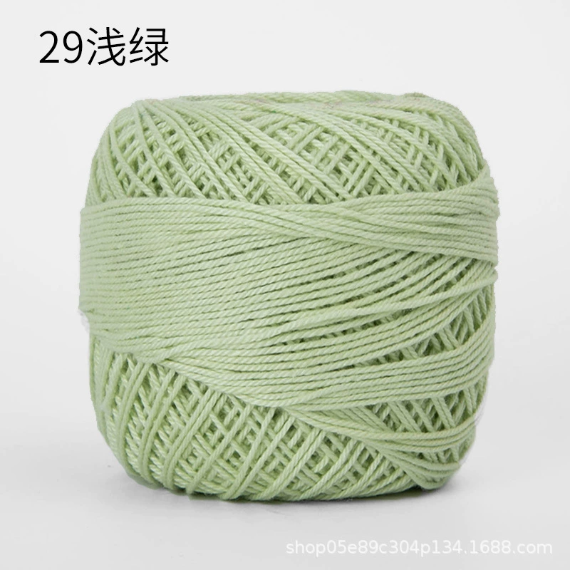 Шёлковая crochet нить шарики, 3 размера, разноцветная пряжа для вязания сумок и крючком