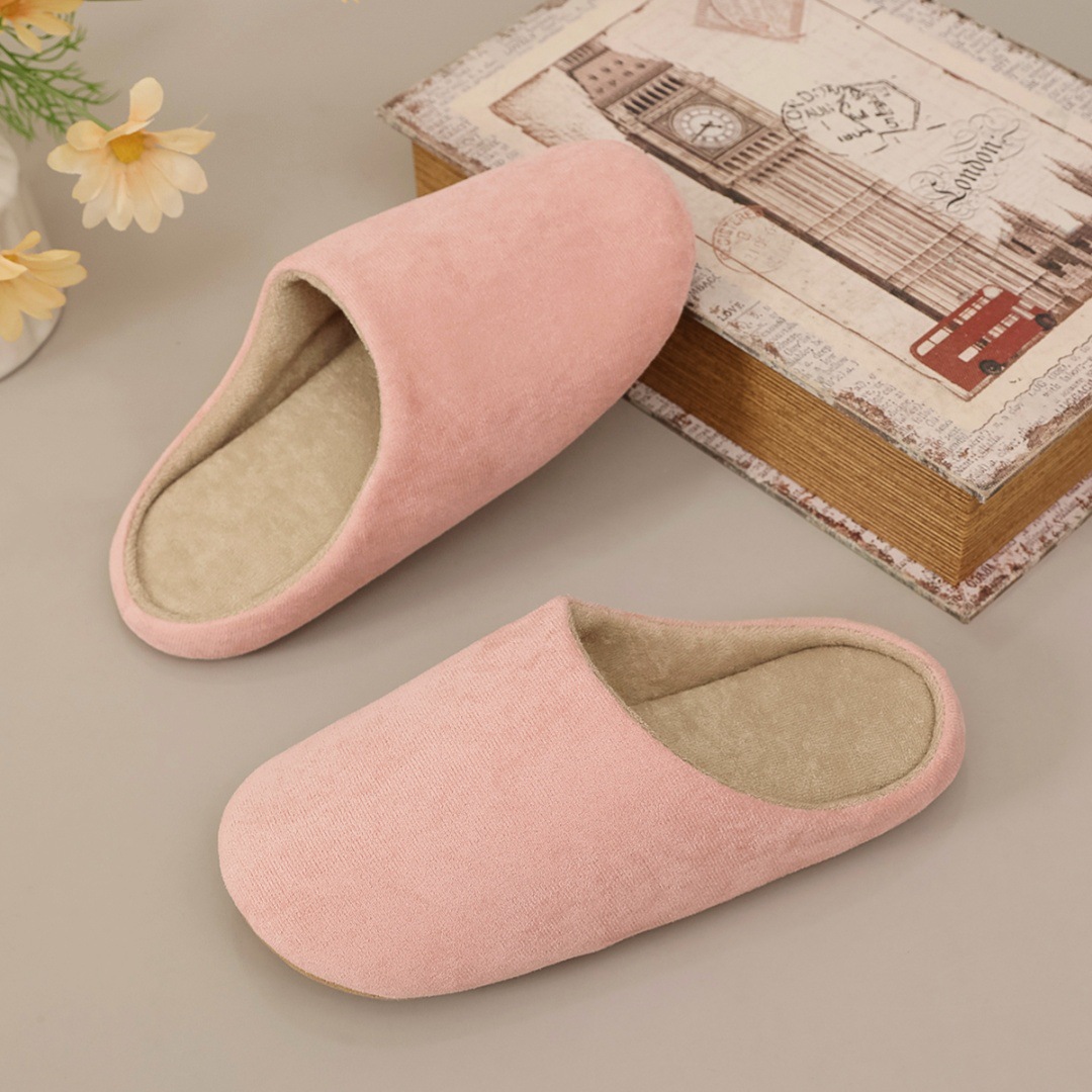 Pantuflas Silenciosas de Estilo Japonés de Algodón con Suela Suave Antideslizante