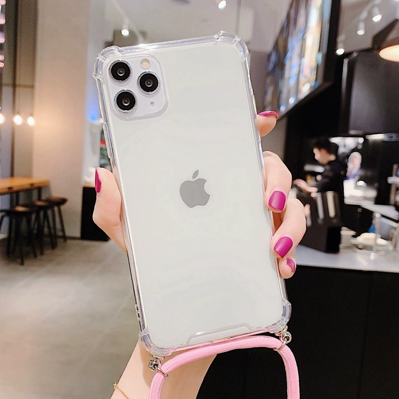 Яблоко, ремешок на сумку, прозрачный чехол для телефона, iPhone 13, регулируемые ремешки, iPhone 17 Pro, iphone, падение защиты, 17