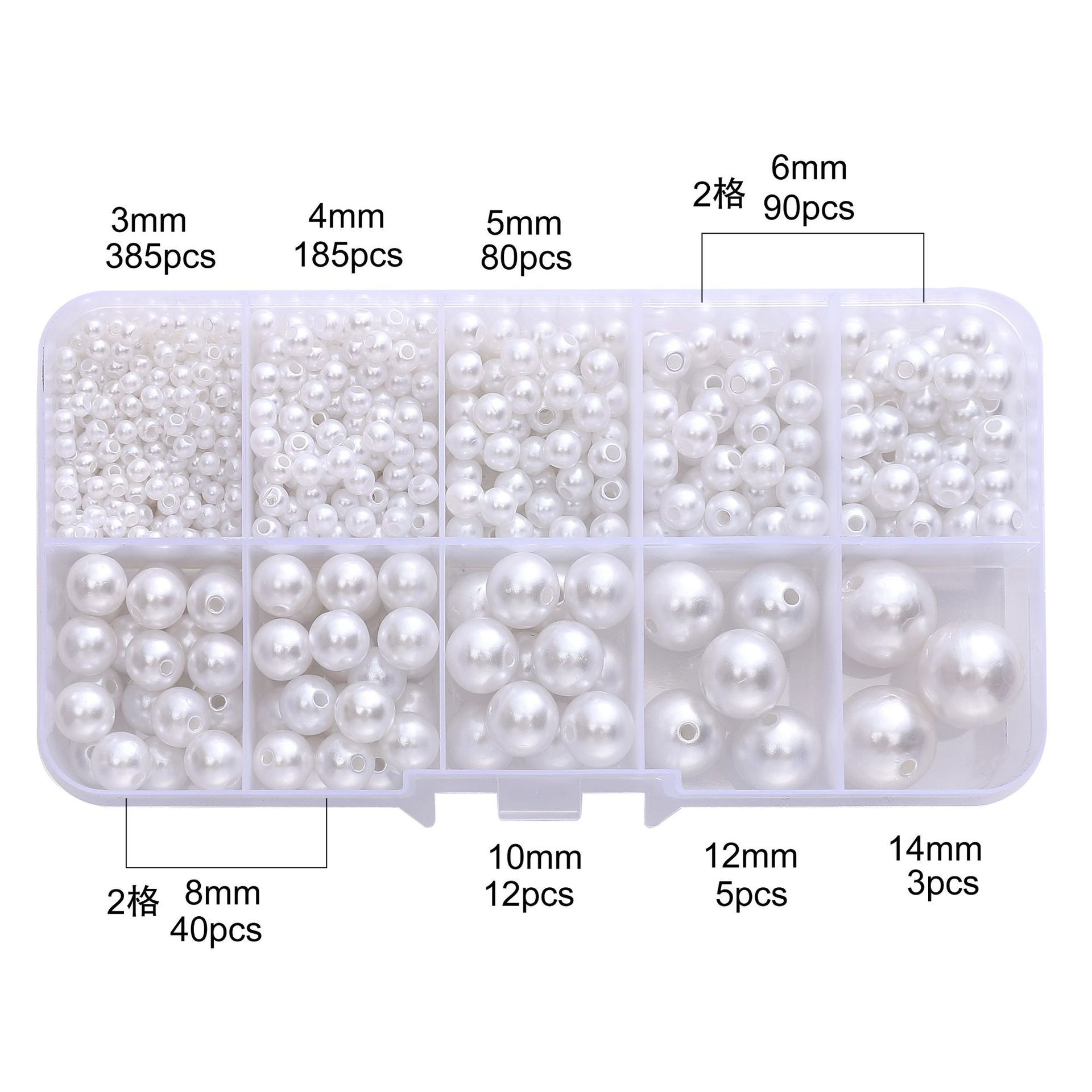 Perforated white pearl box
