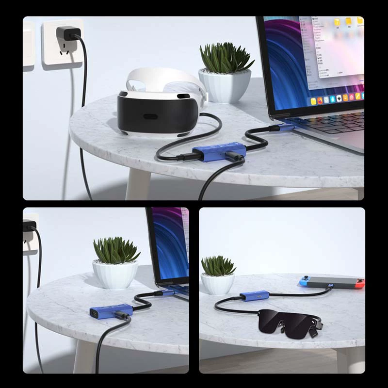 Переходник Type-C на HDMI для VisionGlass адаптер XREALAia2 конвертер очков AR