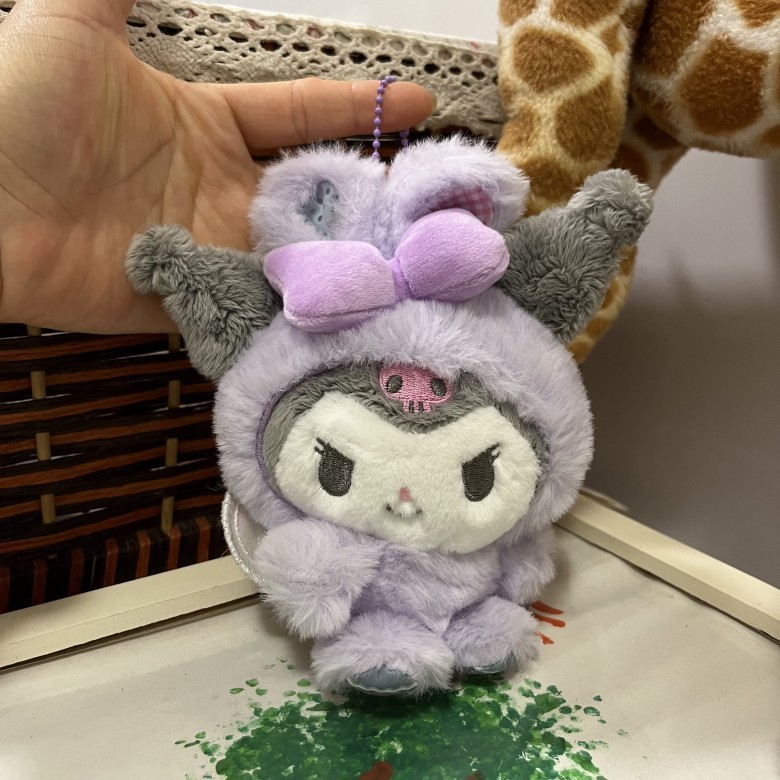 三麗Oイースターウサギの耳の翼の小さい色の卵のクマの洛米の玉桂の犬の美楽のティのぬいぐるみの公の子の包みのペンダント|undefined
