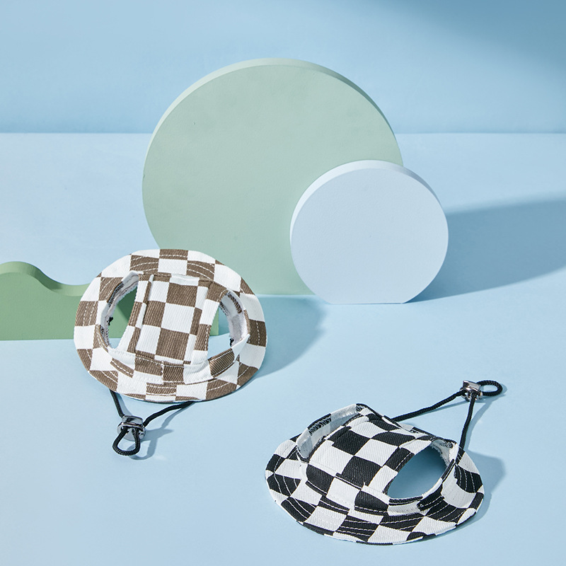 Mascota lindo sombrero perro gato protección solar sombra expuesta orejas cabeza accesorios con sombrero gatito venta lindo vestido sombrero