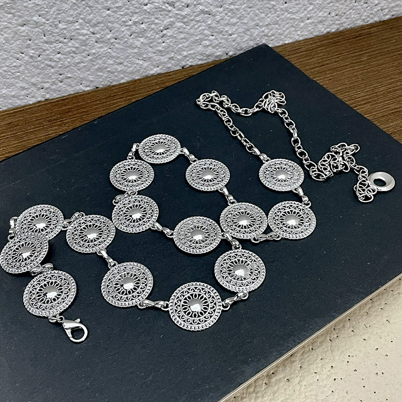 Брендовый металлический ремень-цепочка, пояс, подтяжки, украшения, юбка, костюм