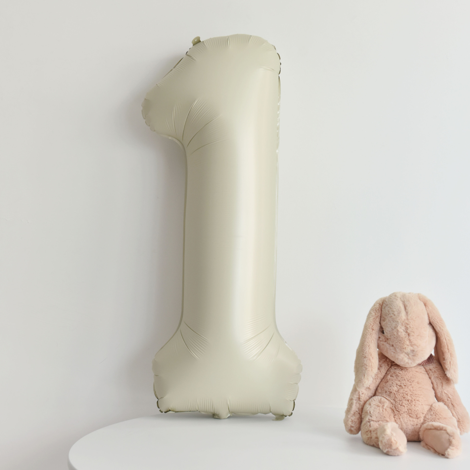 Ins globos digitales de color crema decoración de cumpleaños de bebé escena fiesta ambiente de cumpleaños accesorios de fotografía decoración