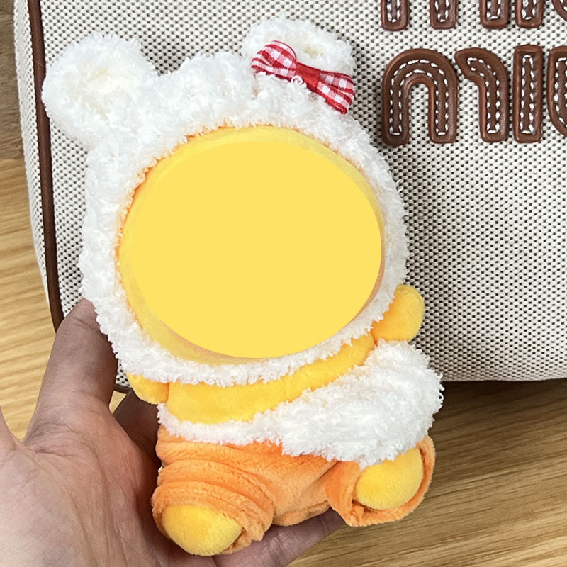 Little white bear hood + bag