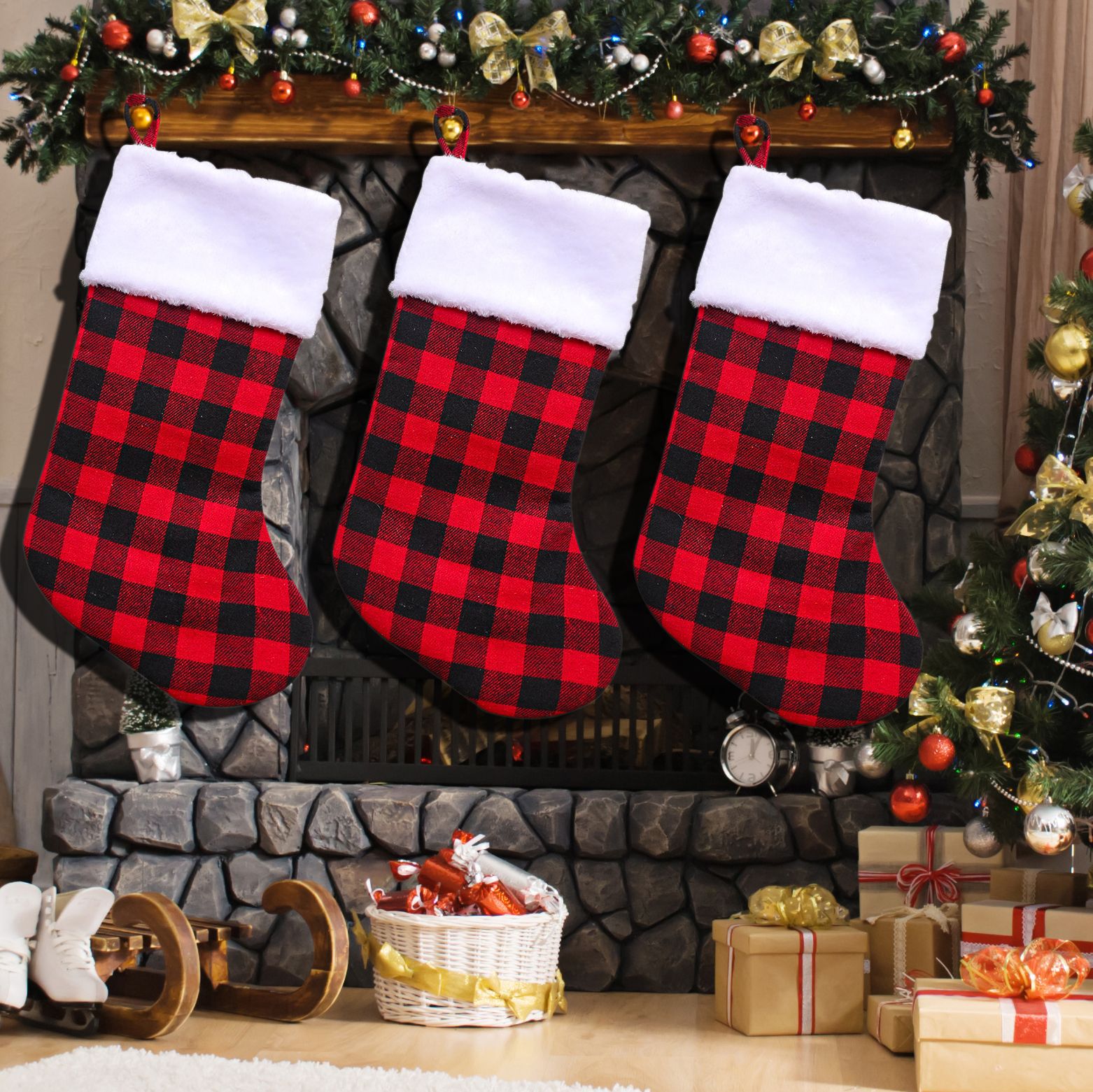 Bolsas de regalo de calcetines de Navidad, bolsas de regalo de calcetines de Navidad, bolsas de regalo de calcetines de Navidad, bolsas de regalo de calcetines de Navidad