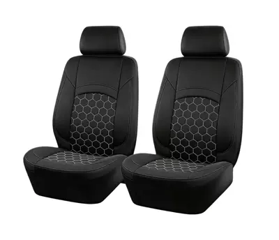 Seat cushion, seat cover | large quantities available for cross-border sales - black-4-piece-set-for-two-people
