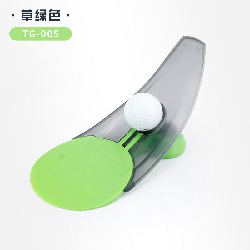 Golf Swing Trainer interior y al aire libre ligero portátil plegable putter Trainer suministros accesorios transfronterizos