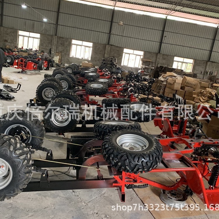 Fábrica de cabello recto para ATV UTV rojo 250cc motor refrigerado por agua