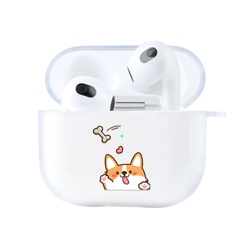 Совместимый с Apple, защитный чехол для свежих наушников, Bluetooth, коллекция 2021 года