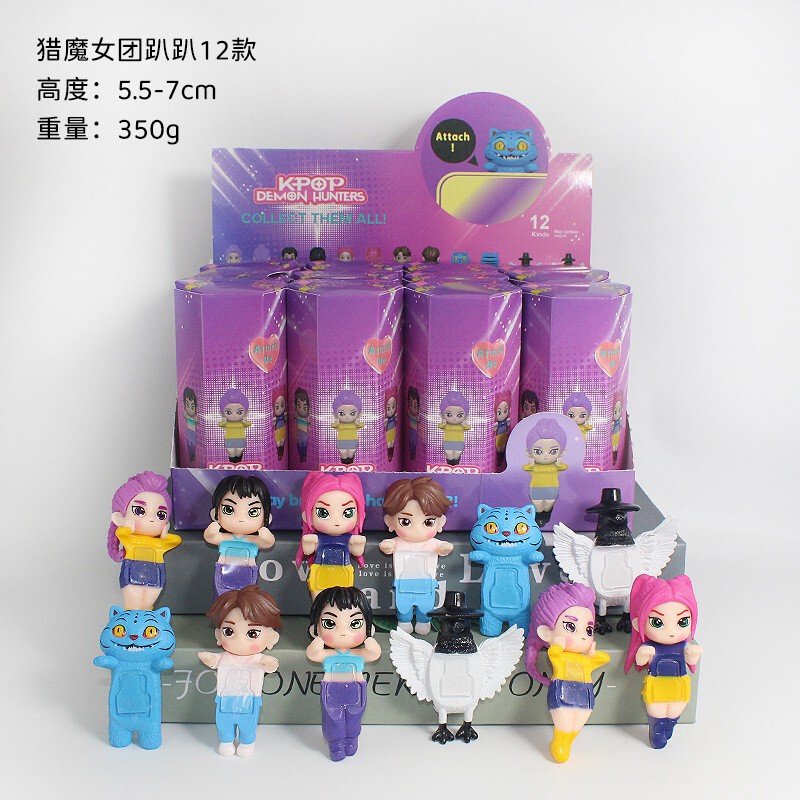 猎魔女团玩偶公仔手办 k-pop猎魔女团动漫模型玩具摆件跨境新品|undefined
