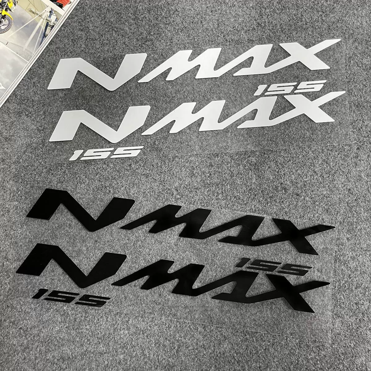 Наклейки для мотоциклов, подходят для YAMAHA Nmax155, передняя модернизация, водонепроницаемые декоративные отражающие наклейки