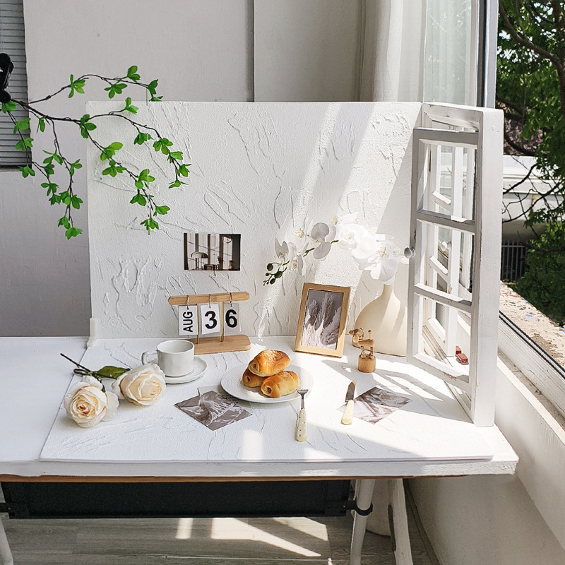 Ins Style Still Life Photography Cement Board Large Size Food Atmosphere Landscaping Pose Props Cake Photo Background Wall