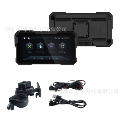 6.25inch Quick-Release Motorcycle Navigation Portable Wireless Carplay/Auto Waterproof Outdoor Riding (Simsiz CarPlay və Android Auto) - 625inch-carplayauto-interconnected-navigation-m10