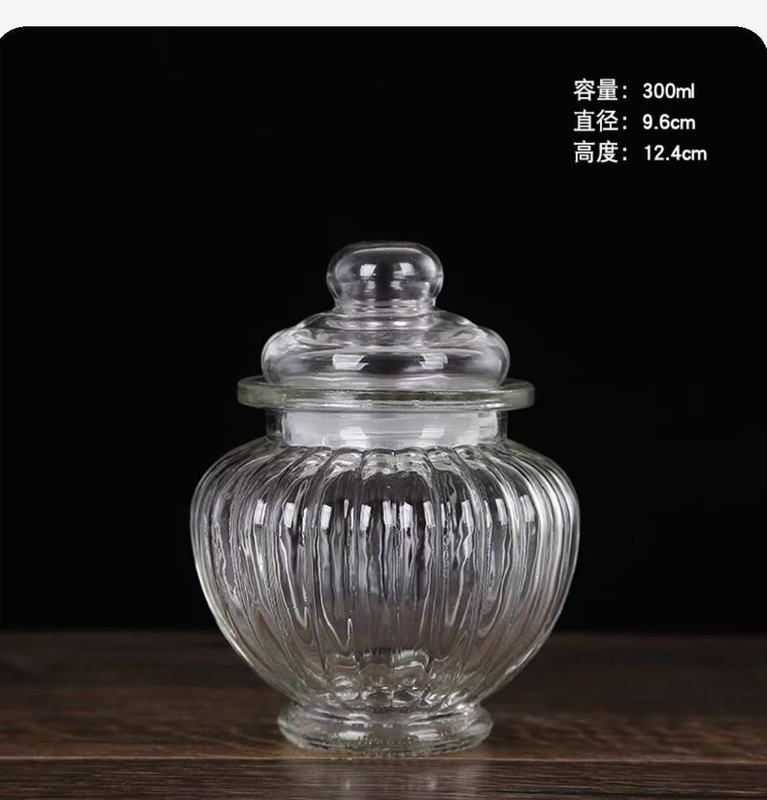 透明玻璃加厚泡菜坛带盖家用泡菜坛子密封腌菜罐杂粮分装瓶酱菜瓶|undefined