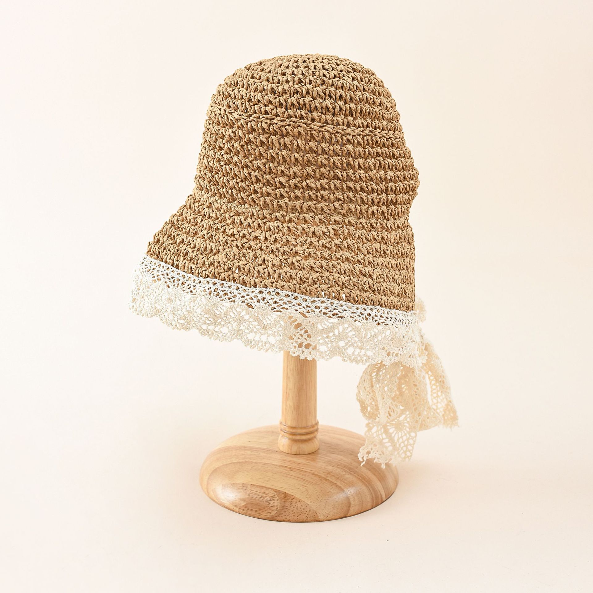 Sombrero de paja para niños verano princesa sombrero de sol sombrero de pescador sombrero de niña sombrero fresco bebé sombrero de sol