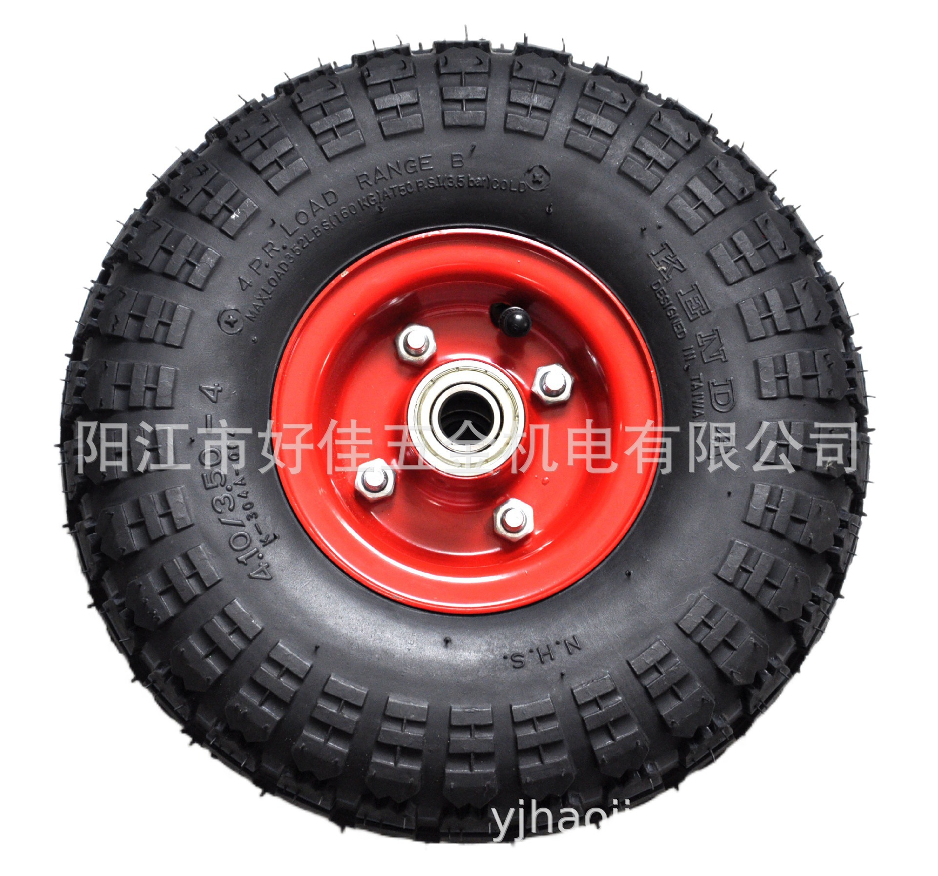 源头工厂直供4.10/3.50-4建大充气脚轮