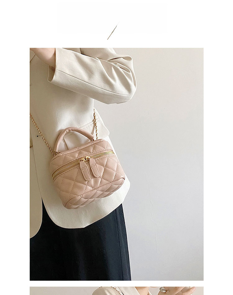 2022 Spring and Summer New Handheld Mini Bag Rhombic  Style Chain Bag All-match Shoulder Crossbody Lipstick Small Bag_voghion.com