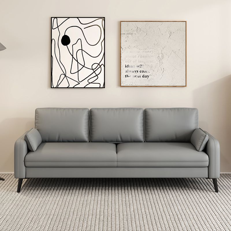 Italian Minimalist Small Apartment Living Room and Bedroom Rental Economical Internet Celebrity Style Double Washable Technology Cloth Sofa