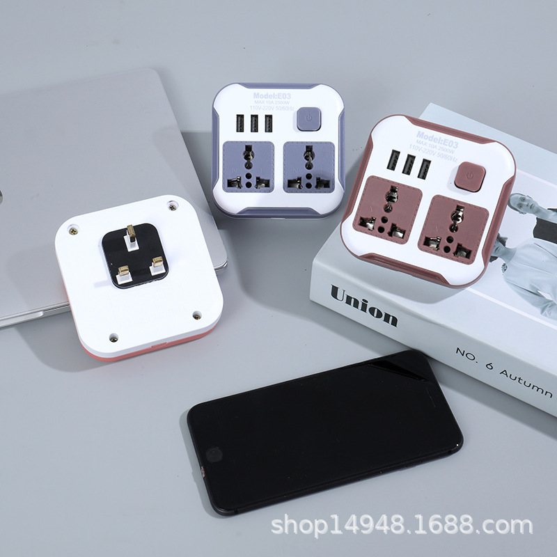 E03 # USB 2 orificio enchufe de conversión de conector