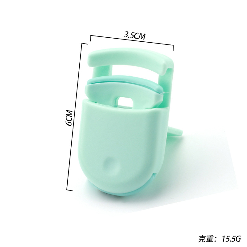 Mini Rizapestañas Portátil de Plástico, Sin Pellizcar, Clip de Pestañas de Gran Ángulo