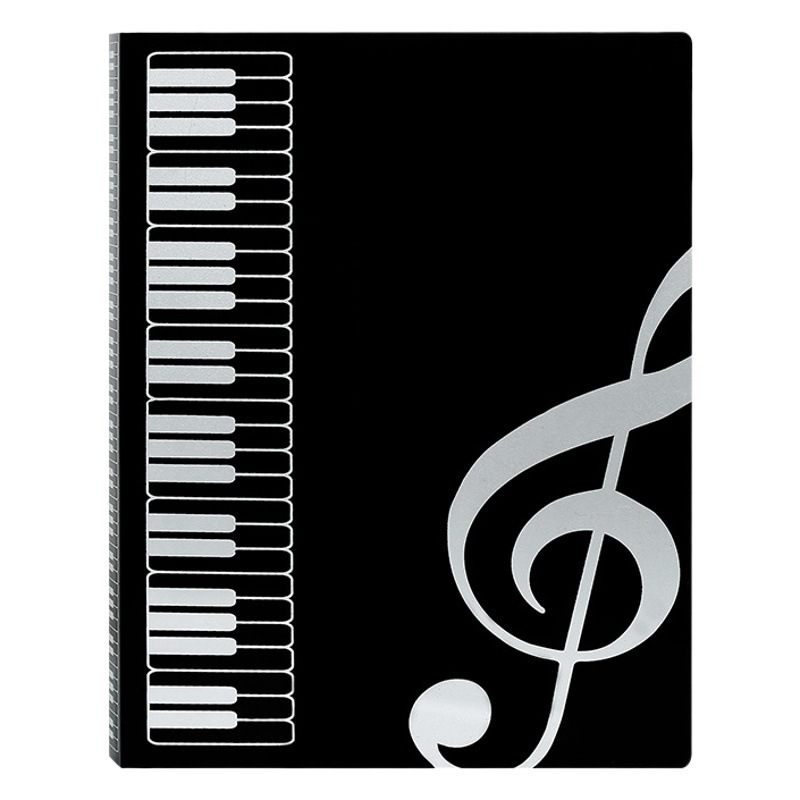 Clip de música de piano Clip de música A4 clip de música libro de música se puede modificar clip de música de cinco líneas plegable