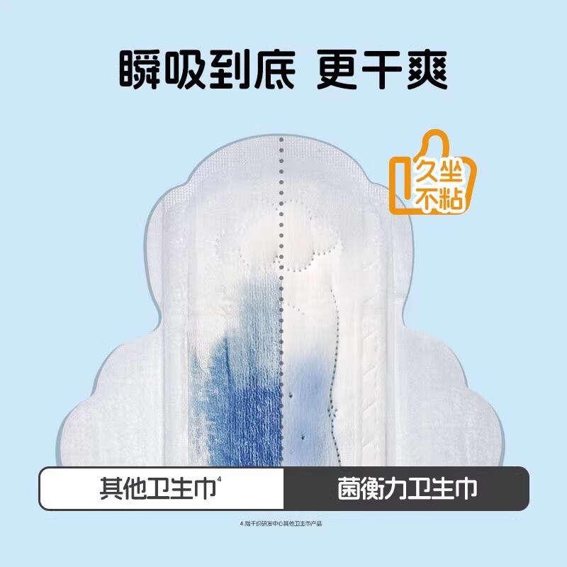 她研社卫生巾菌衡力敏肌友好夜用5片290mm姨妈巾可整箱批代发6615|undefined