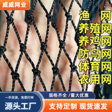 渔网加厚黑色养殖网片天网拉网进口养鱼网箱抬网新款围网布防缠绕
