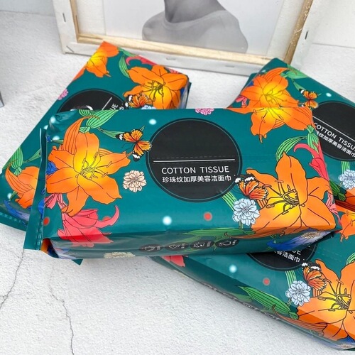 Disposable pure cotton face towel removable cotton soft towel face wash wipe face cleansing towel thickened 50-pack facial tissue