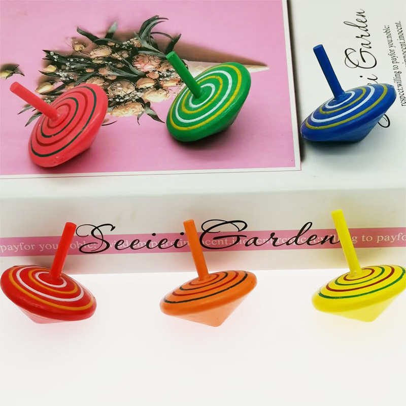 Wooden Spinning Top Image 4