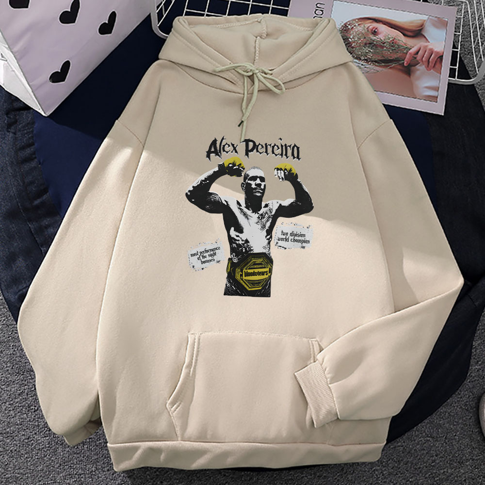 Setwear Gráfico Alex Pereira Hoodies Long Sleeve Winter