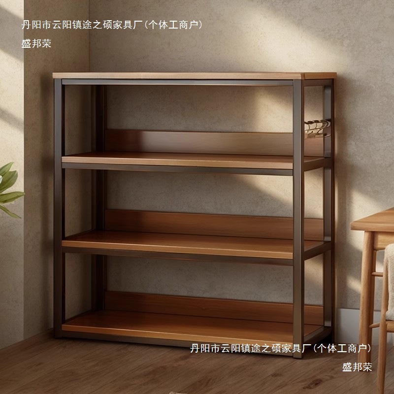 Bookshelf Floor-Standing Storage Rack Integrated Wall-Mounted Multi-Layer Storage Rack Bedroom Wall-Mounted Bay Window Display Cabinet