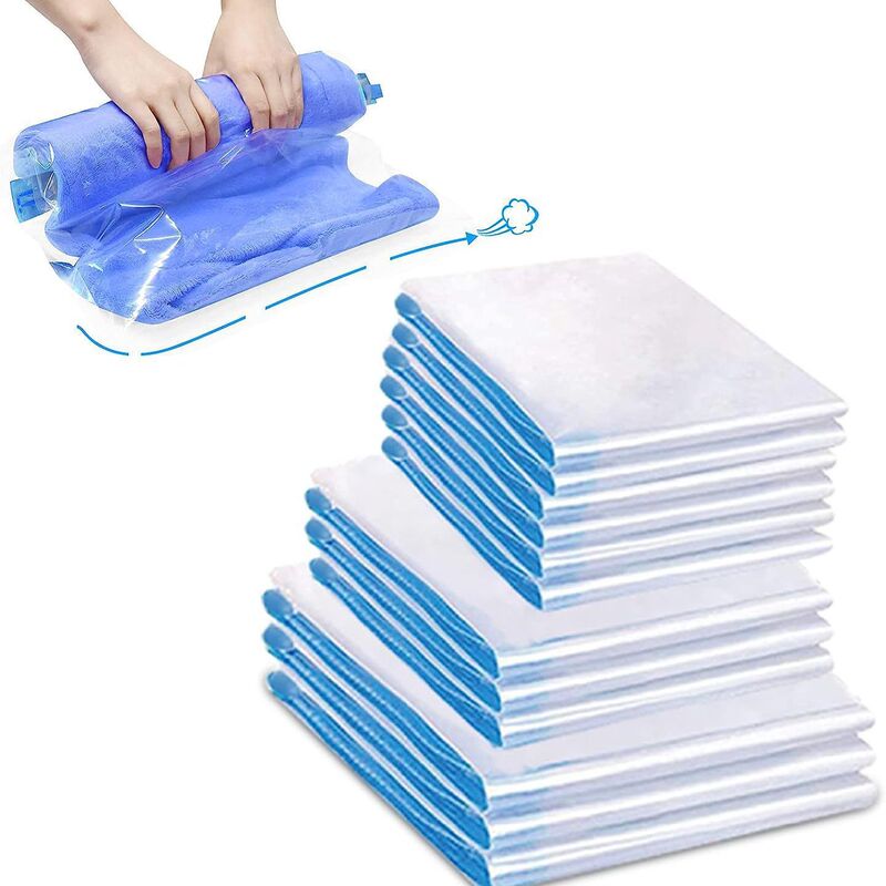 Single Item in Stock: Vacuum Compression Bag for Rolling down Jackets, Luggage Packing Vacuum Bag, Storage Bag, Large Capacity Clothing Storage Bag