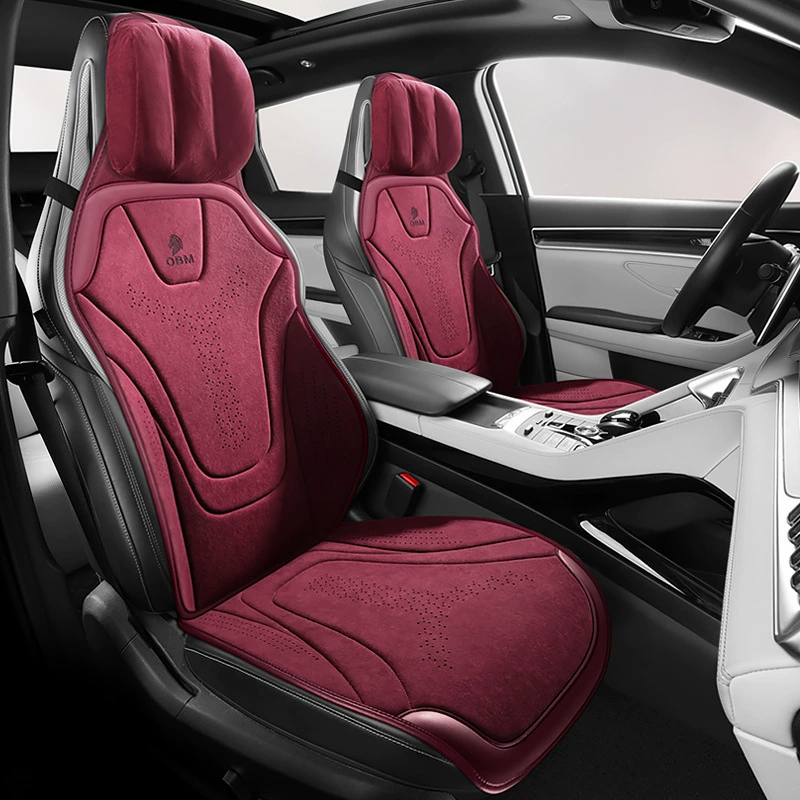 Новая замшевая Автомобильная подушка четыре сезона универсальная седельная Подушка Половина пакета чехлов на сиденья Подушка маленькая поясная подушка для сиденья оптом