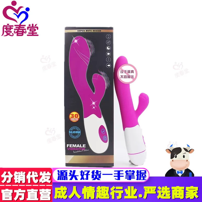 MBQ female dual shock AV vibration rod USB charging female masturbation instrument jumping egg vibration stick wholesale