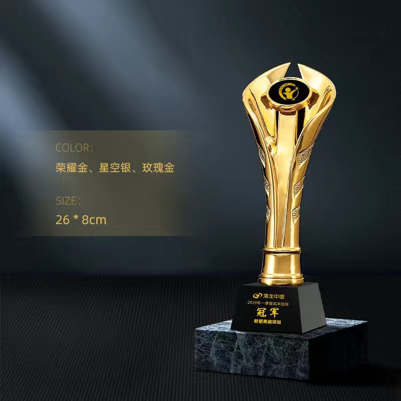 Trofeos de resina personalizables, premios para reuniones anuales, premios de honor para equipos de empleados destacados, medallas personalizadas al por mayor