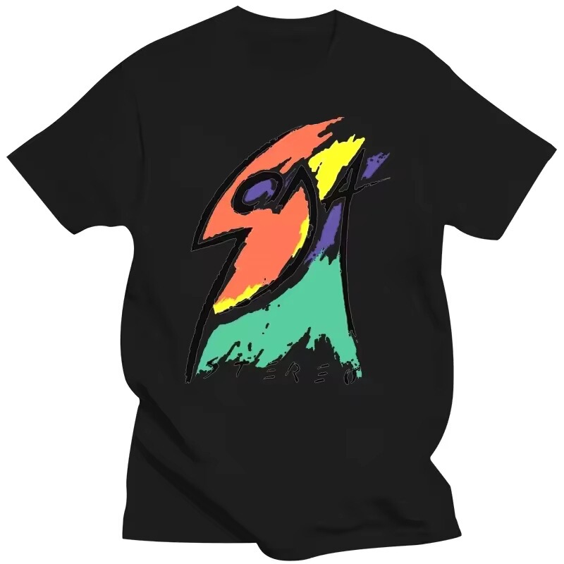 Rock De Los 80S Cotton Top Casual Fashion Comfortable All-Match Short-Sleeved O-Neck T-Shirt Sh S Rock De Los 80S Cotton Top Casual Fashion Comfortable All-Match Short-Sleeved O-Neck T-Shirt Sh S