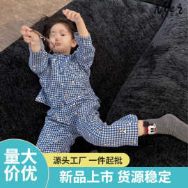 儿童新款长袖秋季睡衣女童秋款卡通家居服女宝宝童装长裤套装Z056